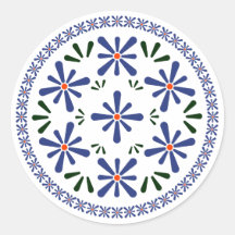 Design de cerâmica tradicional polonesa.