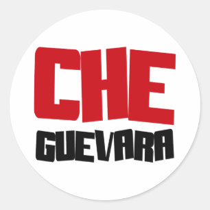 Adesivo Redondo Design de Che Guevara