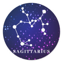Design de constelação Zodiac Sagittarius