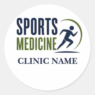Adesivo Redondo Design de Desempenho em Medicina Esportiva