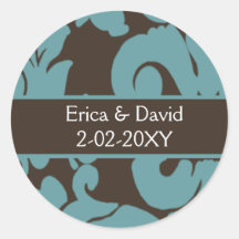 Design de diamante de fita castanha Damask FAUX