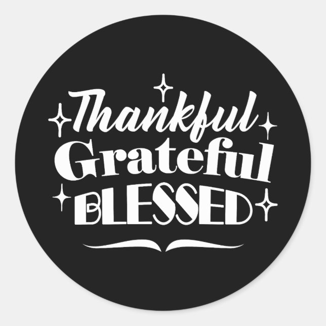 Adesivo Redondo Design de Férias de Ação de Graças de Espumante (Frente)