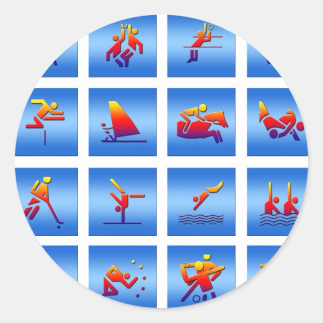 Adesivo Redondo Design de jogos (Frente)