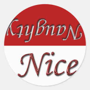 Adesivo Redondo Design de Natal