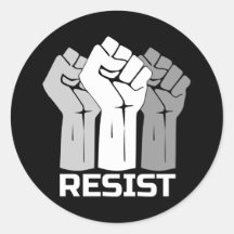 Design de Protesto Punhos Erguidos Resistir