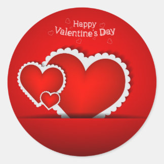 Adesivo Redondo design dia de os namorados