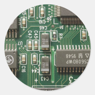 Adesivo Redondo Design do Conselho de circuito