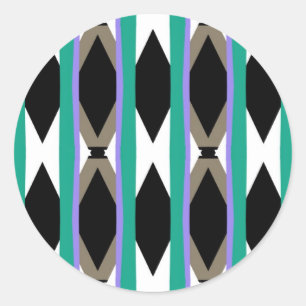 Adesivo Redondo design do elevador dos anos 30