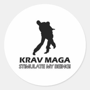 Adesivo Redondo design do maga do krav