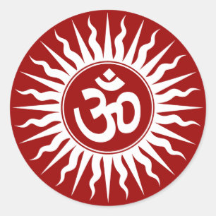 Adesivo Redondo Design do OM