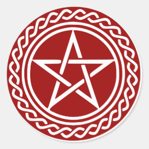 Adesivo Redondo Design do Pentacle