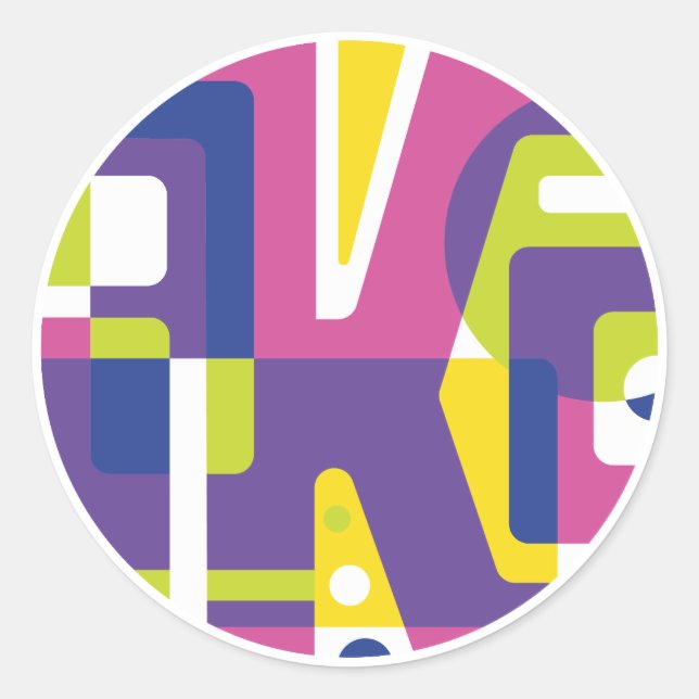 Adesivo Redondo DESIGN do SKA (Frente)