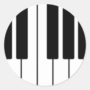 Adesivo Redondo Design do teclado