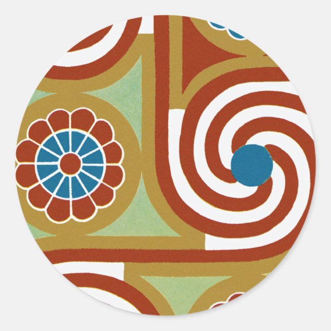 Adesivo Redondo Design egípcia nº 4 em Emporio Moffa (Frente)