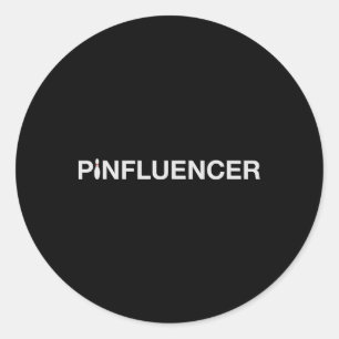 Adesivo Redondo Design Engraçado Pinfluente Para Jogadores