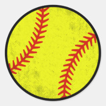 Design Gráfico de Softbol Vintage Angustiado