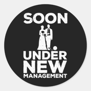 Adesivo Redondo Design Legal de Despedida de Solteiro para Homens 