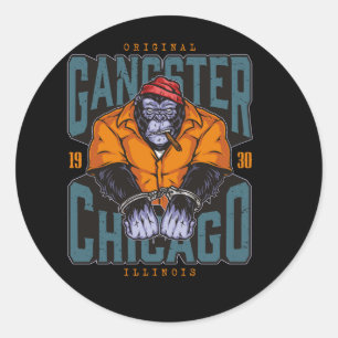 Adesivo Redondo design mfia-vintage-colorido