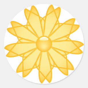 Adesivo Redondo Design moderno de Sun