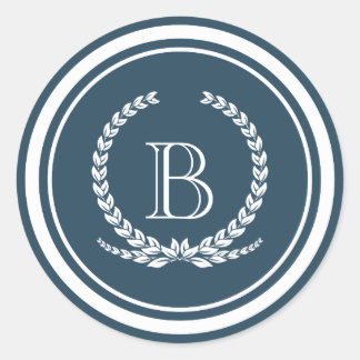 Adesivo Redondo Design Monograma
