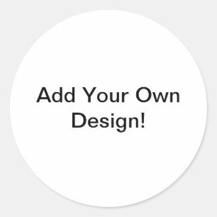 Adesivo Redondo Design Os Seus Autocolantes