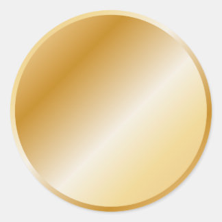 Adesivo Redondo Design ouro