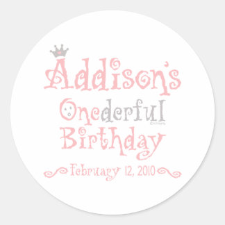 Adesivo Redondo Design Personalizado - Addison