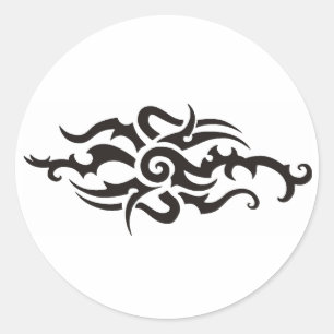 Adesivo Redondo Design tribal