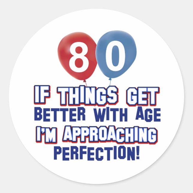 Adesivo Redondo designs de 80 (Frente)