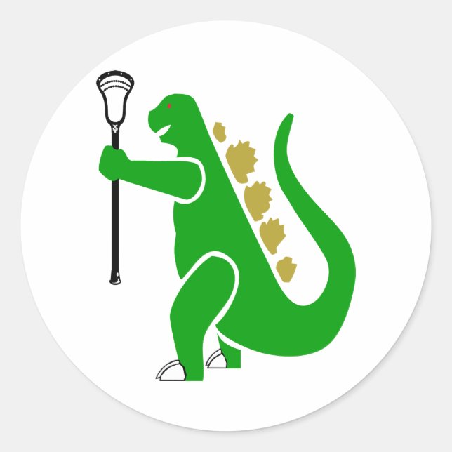 Adesivo Redondo Designs Dinossaur Sticker (Frente)