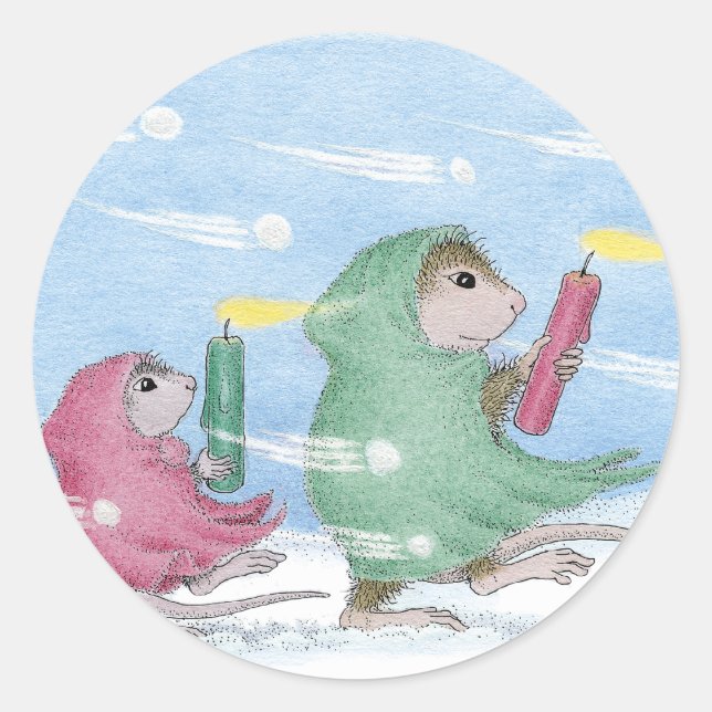 Adesivo Redondo Designs para mouse doméstico® (Frente)