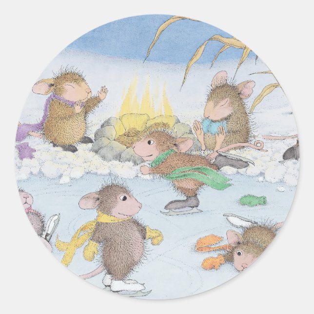 Adesivo Redondo Designs para mouse doméstico® (Frente)