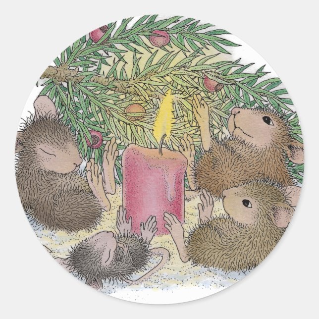 Adesivo Redondo Designs para mouse doméstico® (Frente)