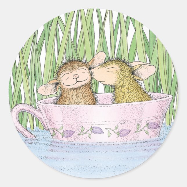 Adesivo Redondo Designs para mouse doméstico® - (Frente)