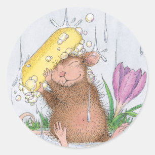 Adesivo Redondo Designs para mouse doméstico® - Boa diversão limpa