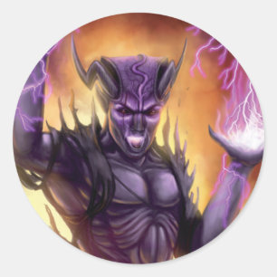 Adesivo Redondo Désir de Vingança - Autocollant