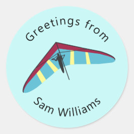 Adesivo Redondo Deslocamento