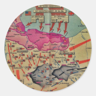 Adesivo Redondo Deslocamentos em D-Day Imagens Associadas