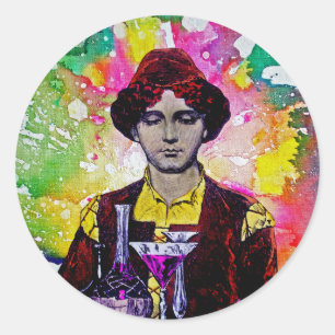 Adesivo Redondo Desmond por Michael Moffa