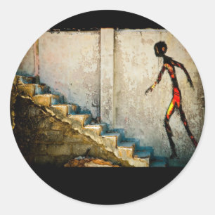 Adesivo Redondo destino começa