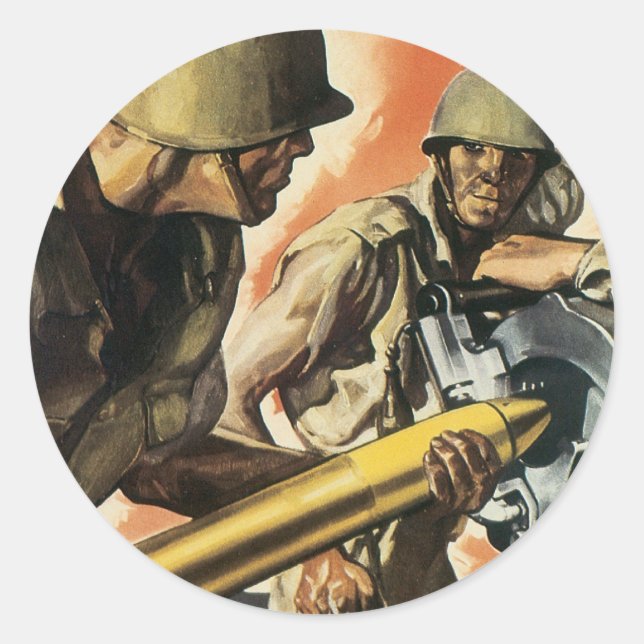 Adesivo Redondo Detalhe da Gunnery (Frente)