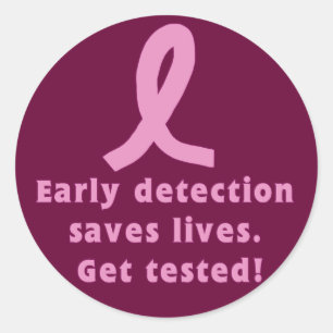 Adesivo Redondo Detecção Antecipada Salva Vidas Que São Testadas!