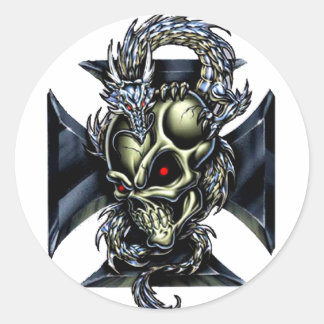 Adesivo Redondo Detentor de Dragões