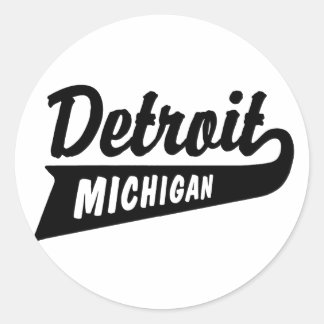 Adesivo Redondo Detroit