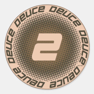Adesivo Redondo Deuce nº 1
