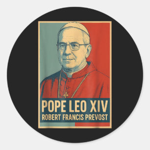 Adesivo Redondo Deus abençoe Leo Xiv 8