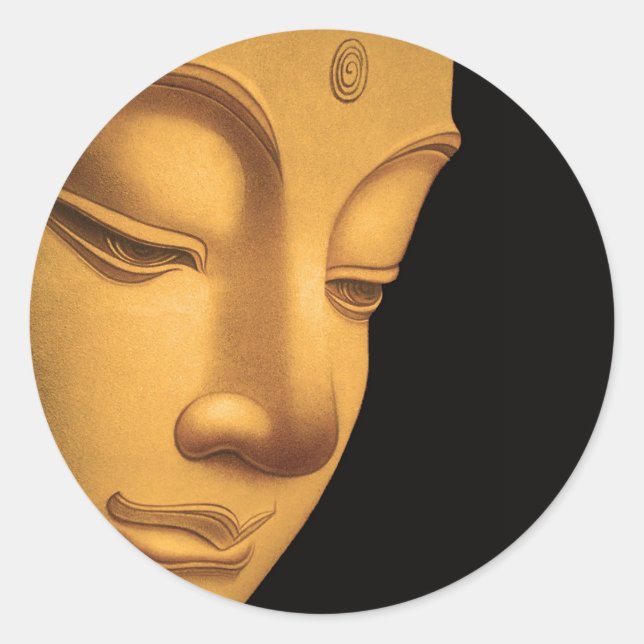 Adesivo Redondo Deus Buda (Frente)