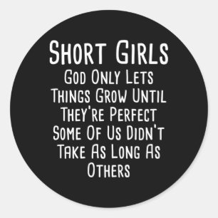 Adesivo Redondo Deus Curto Só Permite Que As Coisas Cresçam Até Qu