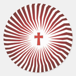 Adesivo Redondo Deus Rocks - Christian Rock