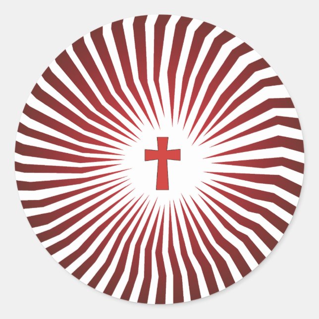 Adesivo Redondo Deus Rocks - Christian Rock (Frente)